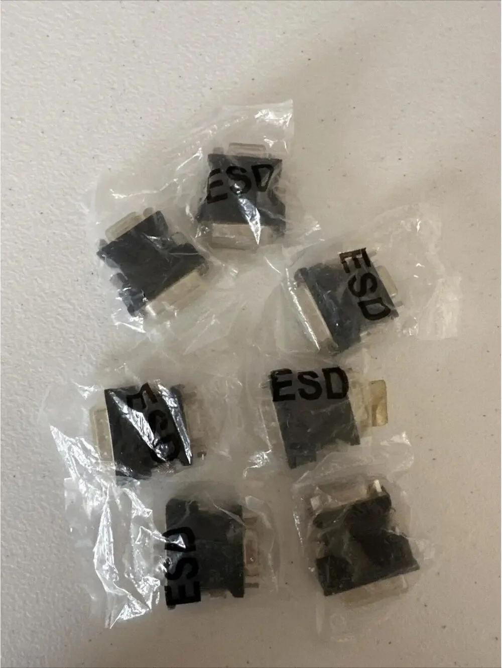 7x BRAND NEW DVI-I 24+5 Pin Male To 15 Pin VGA Female Adapter Convertor